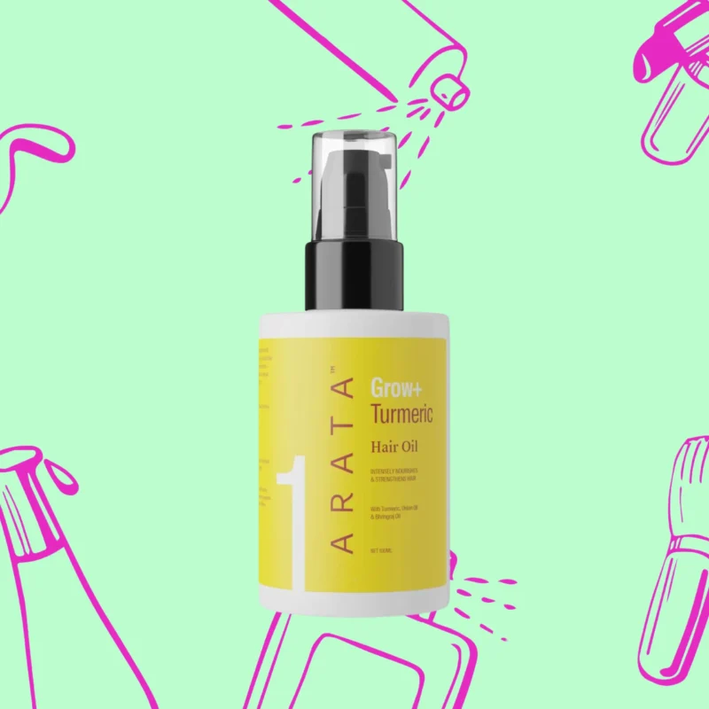Arata Grow+ Turmeric Hair Oil